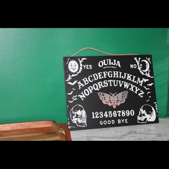 DECORATIVE WALL HANGING WOOD OUIJA BOARD NEW💀🎃 - Picture 13 of 16